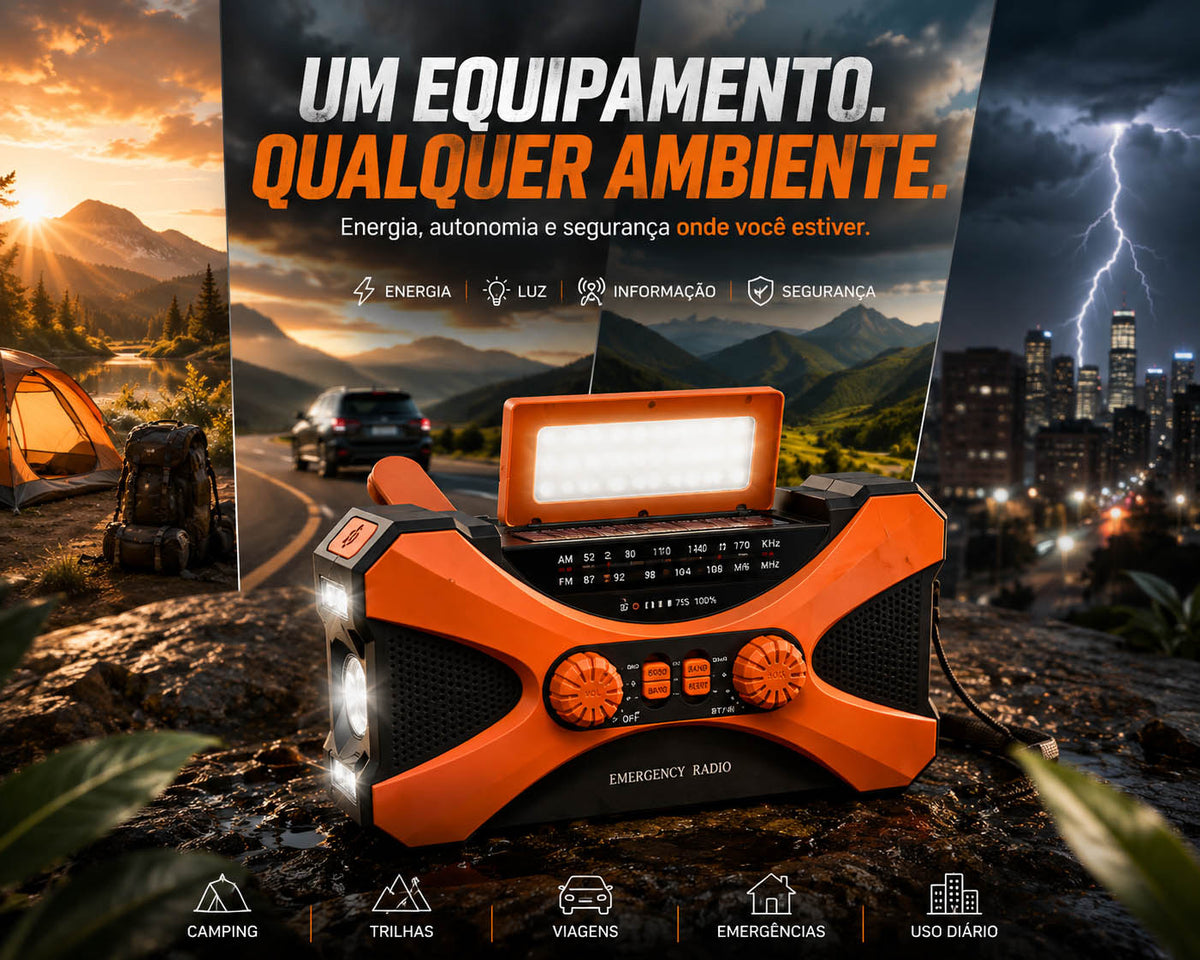 Power Bank Solar SOS x 10